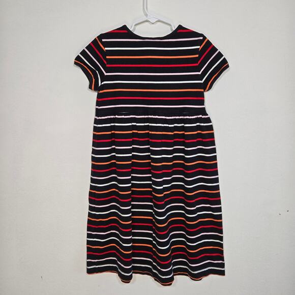 Hannah Anderson Multicolored Striped Girls Dress. Size 6-7 - Picture 2 of 11